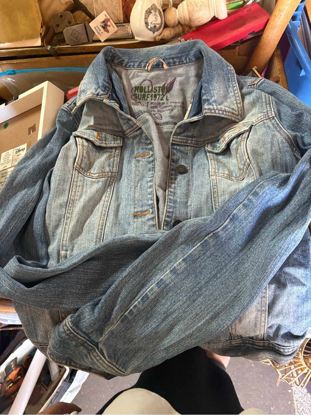 Hollister Light Blue Denim Jacket